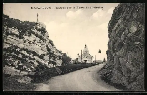 AK Matafelon, Entrée par la Route de Thoirette