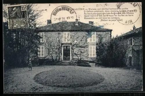 AK Milly-Lamartine, Maison de Lamartine