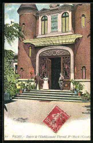 AK Vichy, Entrée de l`Etablissement Thermal Ste-Marie Cusset