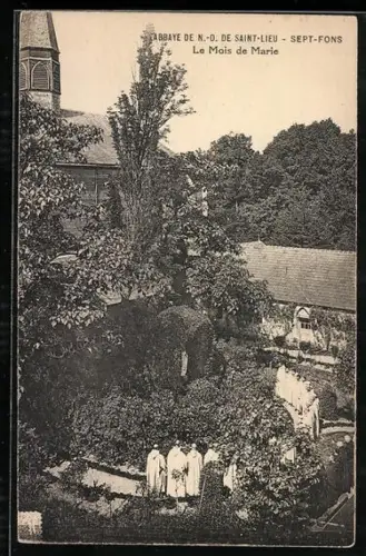 AK Sept-Fons, Abbaye de N.-D. de Saint-Lieu, Le Mois de Marie