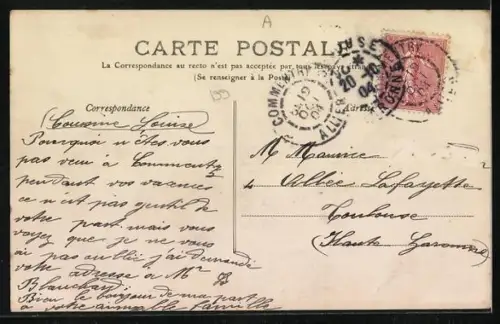 AK Commentry /Allier, Le Théatre