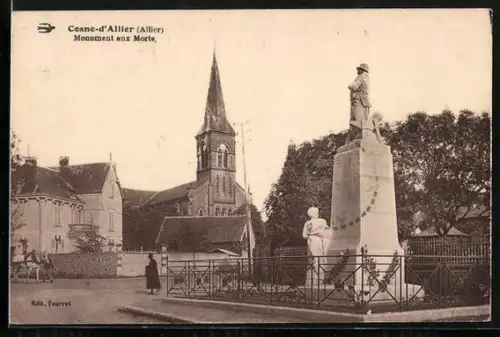AK Cosne-d`Allier, Monument aux Morts