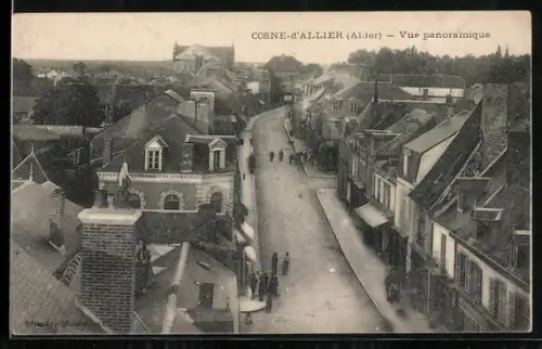 AK Cosne-d`Allier, Vue panoramique