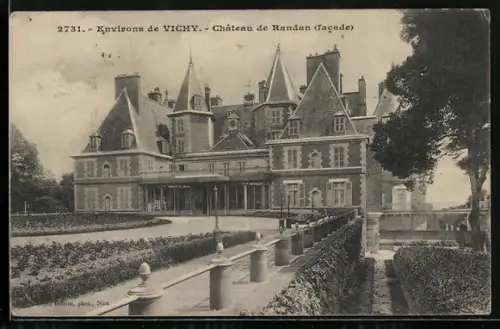 AK Randan, Chateau, facade vom Garten aus