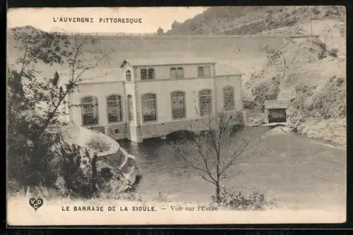 AK Barrage de la Sioule, L`Auvergne Pittoresque, Vue sur l`Usine