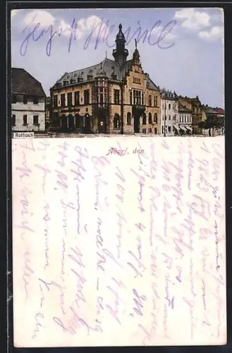 AK Adorf / Vogtland, Rathaus