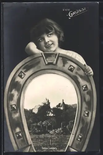 AK Ratingen, Schloss Landsberg, Hufeisen