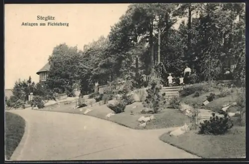 AK Berlin-Steglitz, Anlagen am Fichteberg