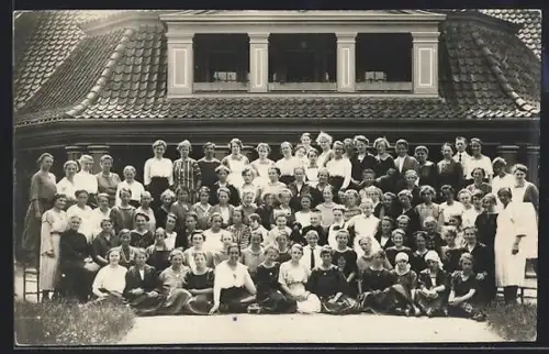 Foto-AK Ahlbeck /Usedom, Kaiser-Wilhelm-Kinderheim