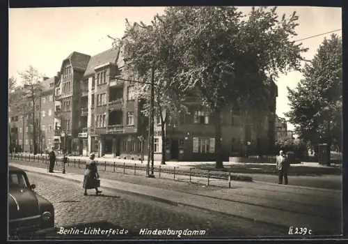 AK Berlin-Lichterfelde, Hindenburgdamm