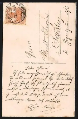 AK Leipzig, Rattenfänger-Brunnen