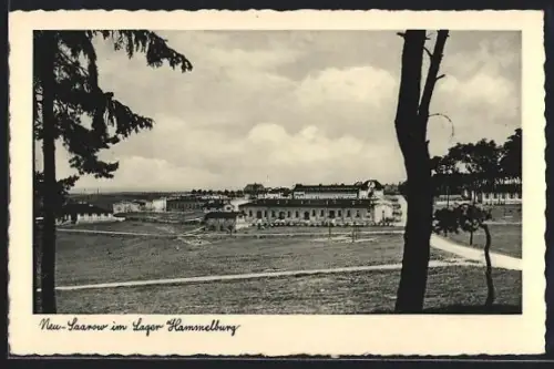 AK Lager Hammelburg, Neu-Saarow im Lager, Kasernengebäude