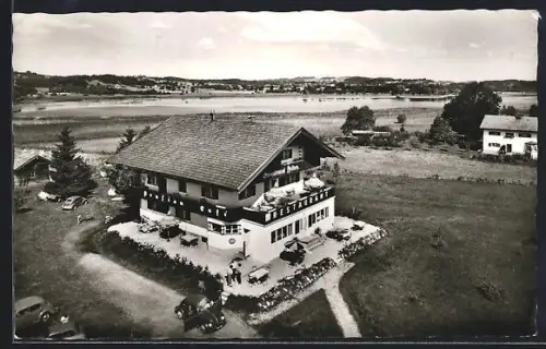 AK Felden /Bernau, Café-Pension Strandhaus, Restaurant, Gartenterrasse