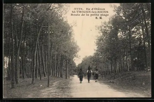 AK Saint-Trojan-les-Bains, Route de la petite plage