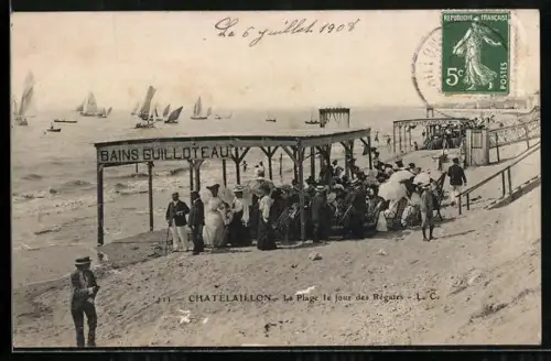 AK Châtelaillon, La plage le jour des Régates