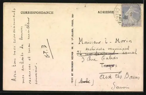 AK Royan, Promenade Botton et les Digues, Panorama