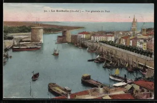 AK La Rochelle /Ch.-Inf., Vue générale du Port