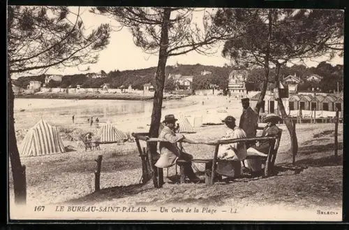 AK Le Bureau-Saint-Palais, Un Coin de la Plage