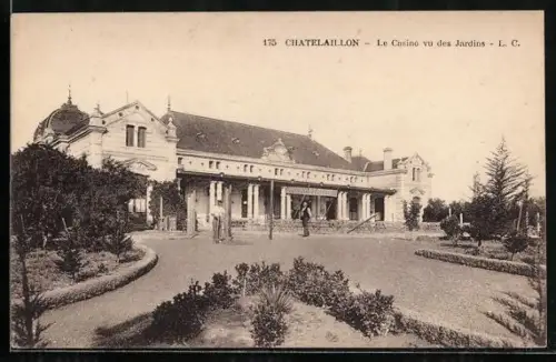 AK Châtelaillon, Le Casino vu des Jardins