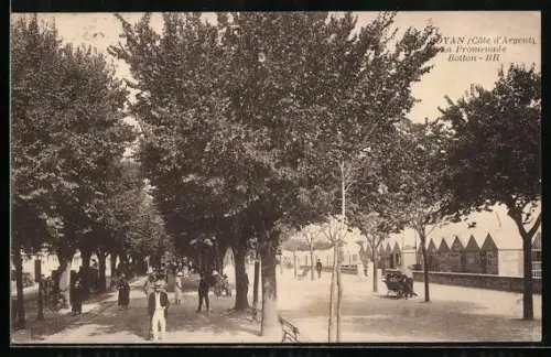 AK Royan /Côte d`Argent, La Promenade Botton