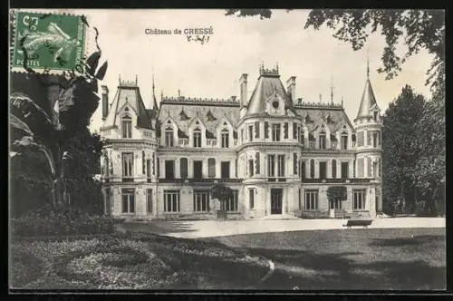 AK Cressé, Château de Cressé et son parc élégant