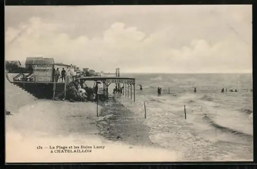 AK Châtelaillon, La Plage et les Bains Lamy