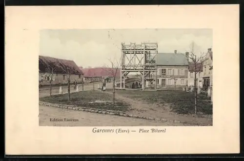 AK Garennes /Eure, Place Bihorel