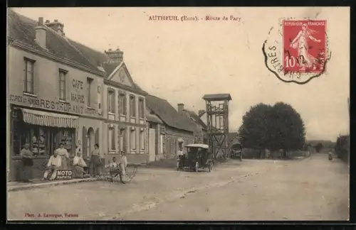 AK Autheuil /Eure, Route de Pacy