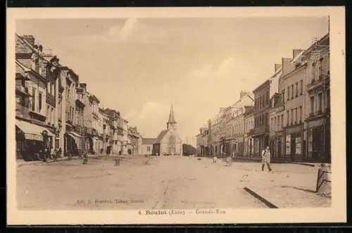 AK Routot /Eure, Grand Rue