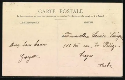 AK Le Bec-Hellouin, Vue générale prise du haut du Beffroi