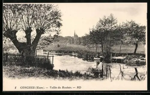 AK Conches /Eure, Vallée du Rouloir