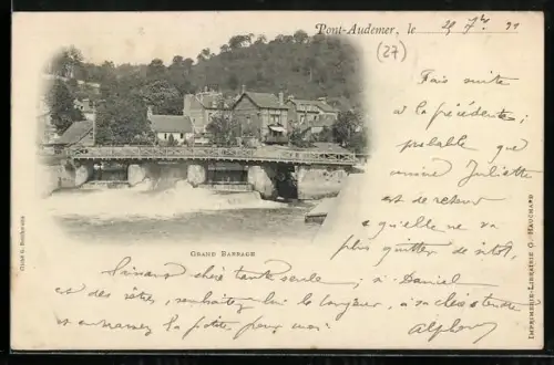 AK Pont-Audemer, Grand Barrage