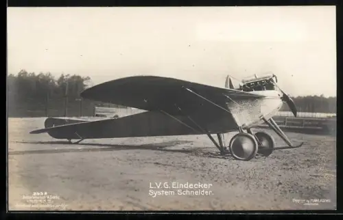 Foto-AK Sanke Nr. 243a: L. V. G. Eindecker System Schneider