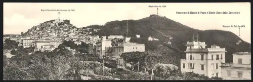 Klapp-AK Rocca di Papa, Panorama, Monte Cavo