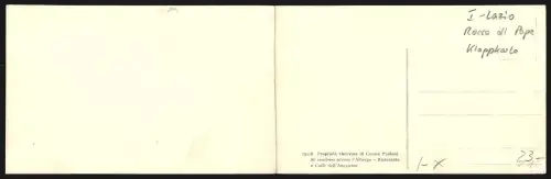 Klapp-AK Rocca di Papa, Panorama, Monte Cavo