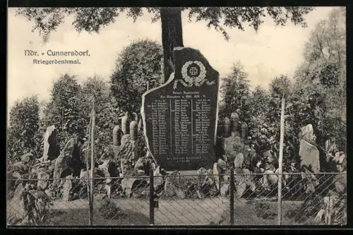 AK Niedercunnersdorf, Das Ehrenmal