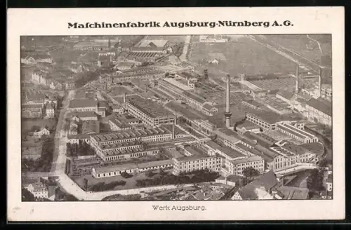 AK Augsburg, Werk der Maschinenfabrik Augsburg-Nürnberg AG