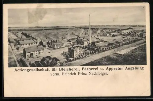 AK Augsburg, Actiengesellschaft für Bleicherei, Färberei u. Appretur