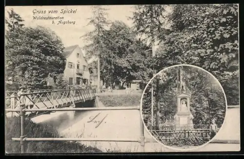 AK Augsburg, Gasthaus Spickel