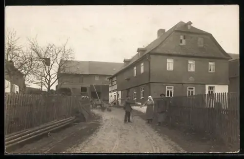 Foto-AK Landersdorf / Thalmässing, Hof Bärschneider
