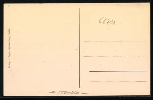 AK Heide i. Holst., Bäume an der Strasse Westerweide