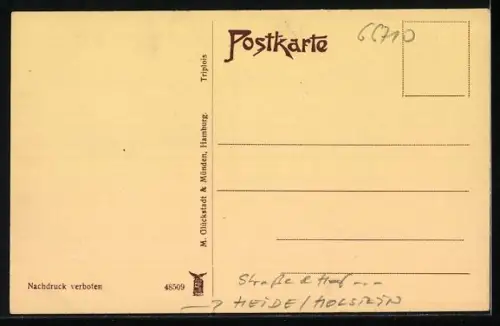 AK Heide / Holstein, Altes Haus Westerweide