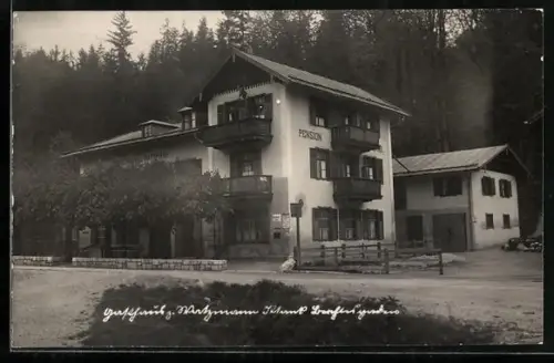 AK Ilsank, Ansicht vom Gasthaus zum Watzmann