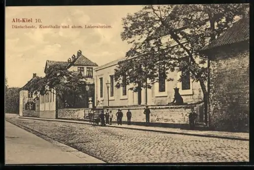AK Alt-Kiel, Dänischestr., Kunsthalle und ehem. Laboratorium