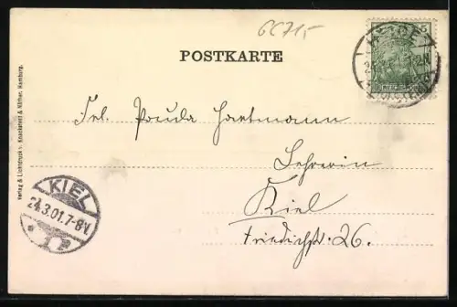 AK Heide / Holstein, Blick in die Friedrichstrasse