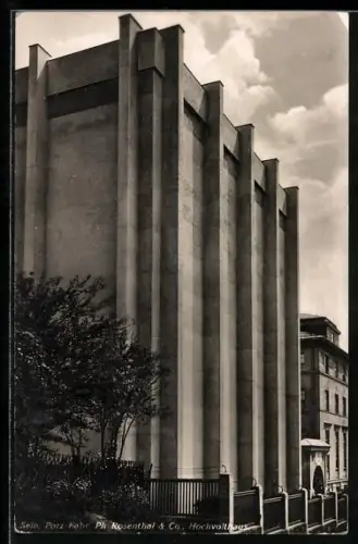 AK Selb, Hochvolthaus der Porzellanfabrik Rosenthal