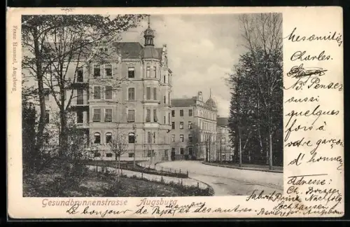 AK Augsburg, Gesundbrunnenstrasse