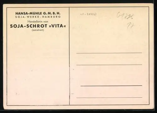 AK Neuhof / Wilhelmsburg, Soja-Werke der Hansa-Mühle GmbH