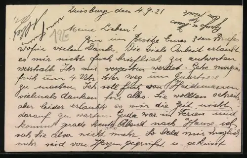 Foto-AK Duisburg, Güterbahnhof Cantonement d. 133 R. J. Duisburg, Quartier de Maud`Huy