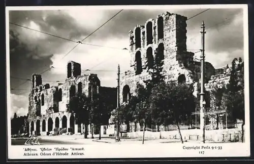 AK Athènes, Odeon d'Hérode Atticus